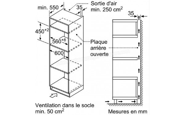 SIEMENS CM585AGS1F - Dimensions