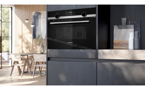 SIEMENS CM585AGS1 - Appareil encastr&eacute; vue 3/4 droite