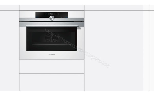 SIEMENS CM633GBW1 - Vue de face, appareil encastr&eacute;