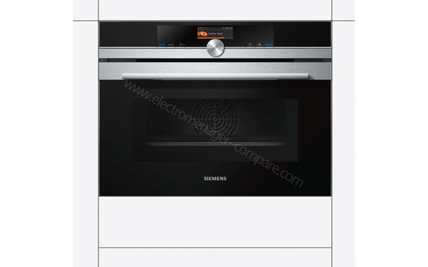 SIEMENS CM676GBS1 - Vue de face position encastr&eacute;e