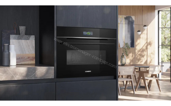 SIEMENS CM724G1B1F - Appareil encastr&eacute; vue 3/4 gauche