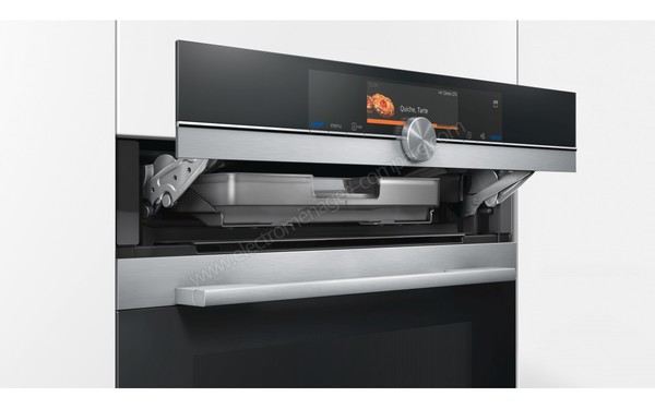 SIEMENS CS658GRS1 - Vue 3/4 gauche, r&eacute;servoir d'eau