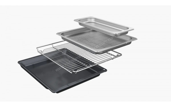 SIEMENS CS736G1B1F - Vue de la grille et des l&egrave;chefrites