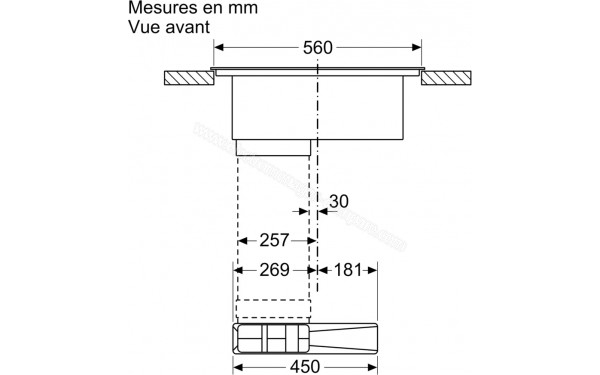 SIEMENS ED611BS16E - Dimensions