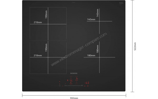 SIEMENS ED61AHSC1E - Dimensions