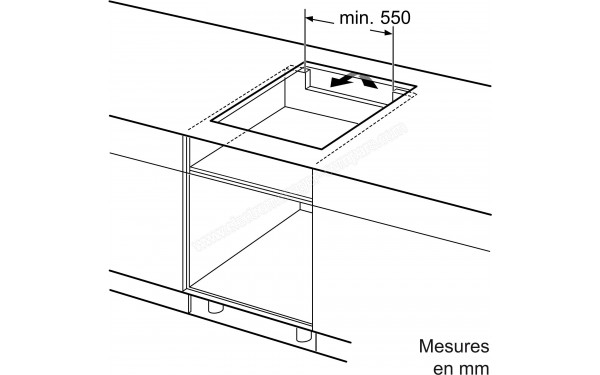 SIEMENS ED651HQB1E - Dimensions