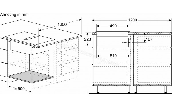 SIEMENS ED731FQ15E - Dimensions