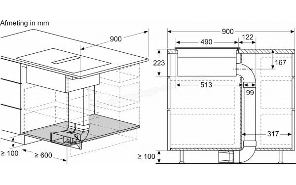 SIEMENS ED731FQ15E - Dimensions