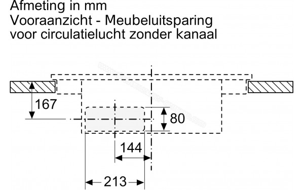 SIEMENS ED731FQ15E - Dimensions