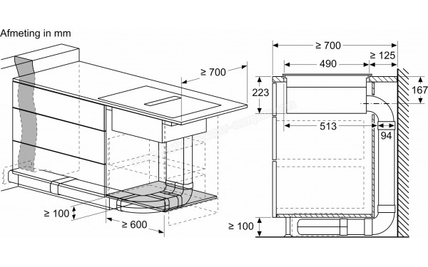SIEMENS ED731FQ15E - Dimensions