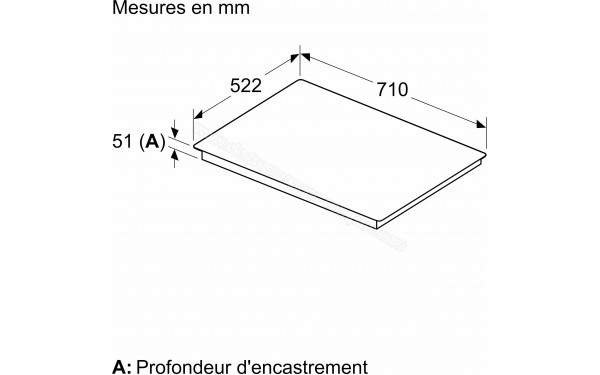SIEMENS ED751HSB1E - Dimensions