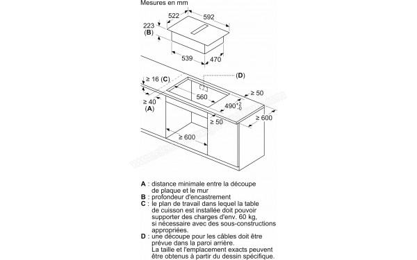 SIEMENS EH611BE15E - Sch&eacute;ma technique