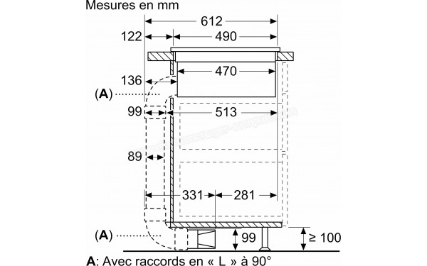 SIEMENS EH611BE15E - Sch&eacute;ma technique