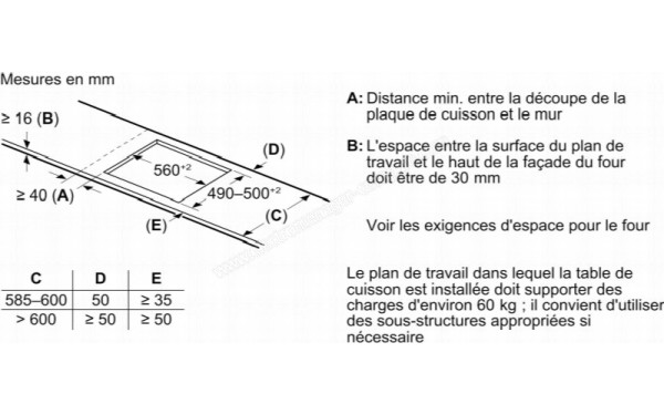SIEMENS EH631BJB6H - Dimensions