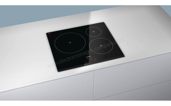 SIEMENS EH631BL18E - Vue des foyers