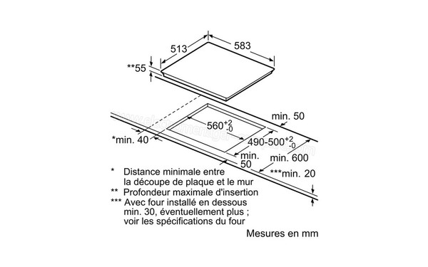 SIEMENS EH645BE18E - Niche d'encastrement
