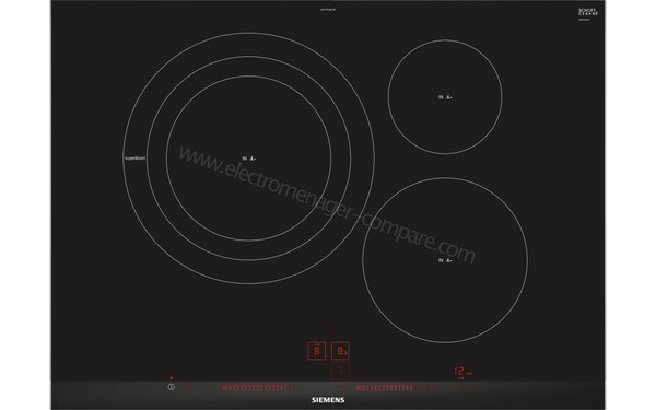 SIEMENS EH775LDC1E - Vue du dessus