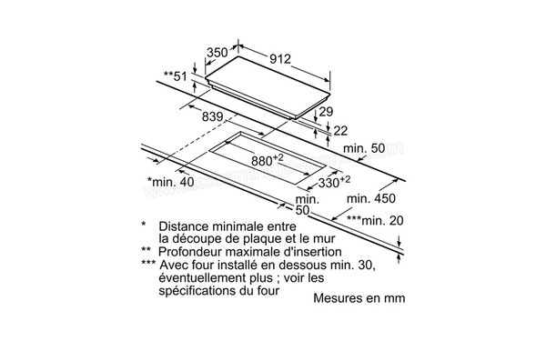 SIEMENS EH975FE17E - Niche d'encastrement