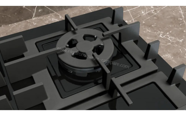 SIEMENS EN6B6HK40 - Zoom sur le foyer Wok