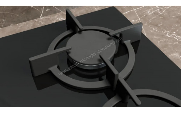 SIEMENS EP6A6CI10 - Zoom sur le foyer &agrave; gaz