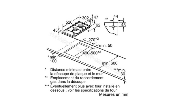 SIEMENS ER326BB70E - Niche d'encastrement