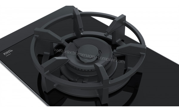 SIEMENS ER3A6AB70 - Zoom sur le foyer &agrave; gaz