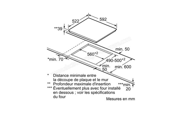 SIEMENS ET651FK17E - Niche d'encastrement