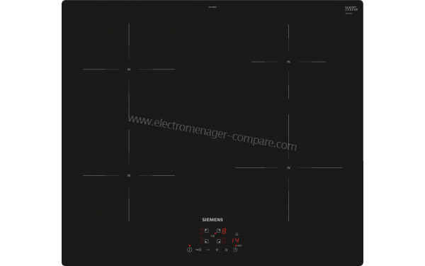 SIEMENS EU611BEB5D - Vue du dessus