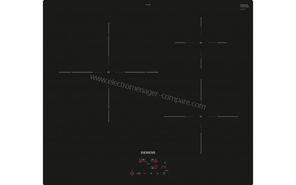 SIEMENS EU611BJB5E - Vue du dessus