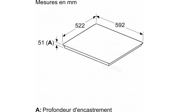 SIEMENS EU63KBJB5H - Dimensions