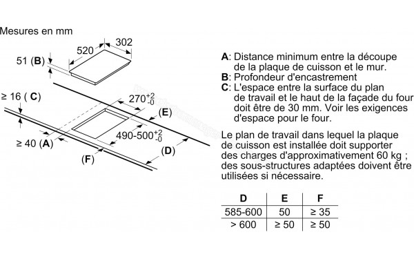 SIEMENS EX375FXB1H - Dimensions