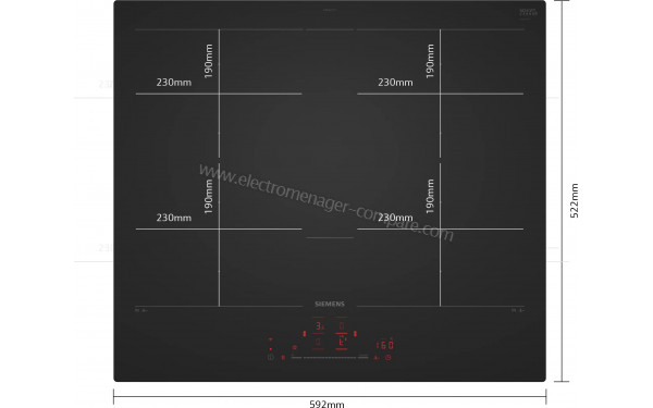SIEMENS EX61AHYC1E - Dimensions