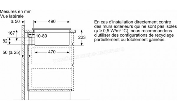 SIEMENS EX851HJ26E - Dimensions