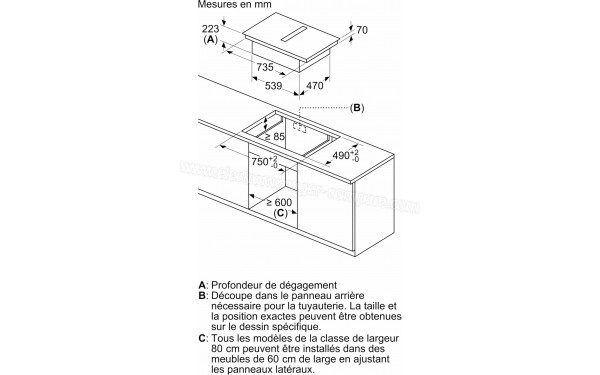 SIEMENS EX851HJ26E - Dimensions