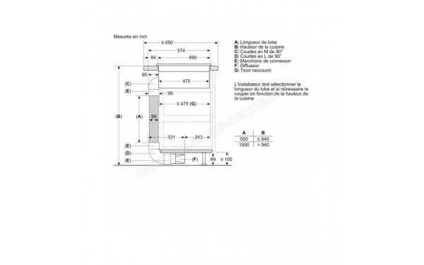 SIEMENS EX875LX57E - Dimensions