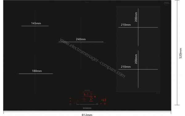 SIEMENS EX877HVC1E - Dimensions