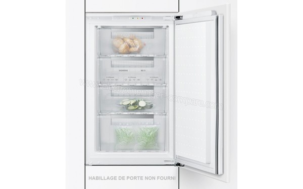 SIEMENS GI18DA65 - Vue de l'int&eacute;rieur (position encastr&eacute;e)