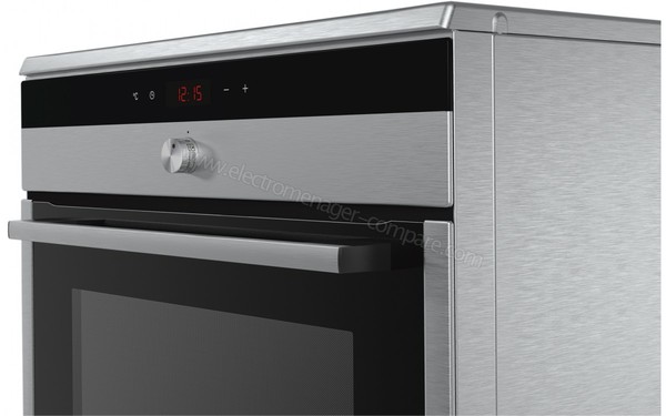 SIEMENS HA857540F - Vue 3/4 droite, panneau de commandes