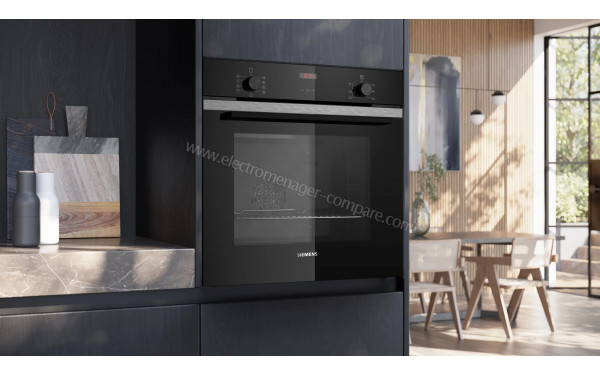 SIEMENS HB234ABS3F - Appareil encastr&eacute; vue 3/4 gauche