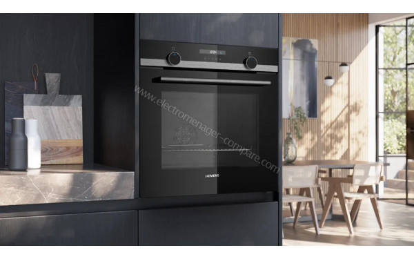 SIEMENS HB557GBS3F - Appareil encastr&eacute; vue 3/4 gauche