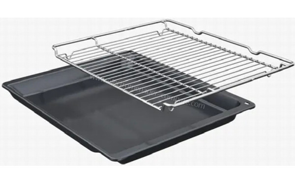 SIEMENS HB574ABR1 - Vue de la grille et du l&egrave;chefrite