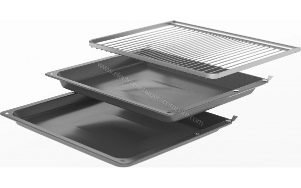 SIEMENS HB578HBS7 - Vue de la grille et des l&egrave;chefrites