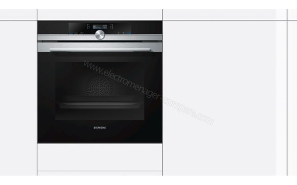 SIEMENS HB675G0S1 - Vue de face, appareil encastr&eacute;