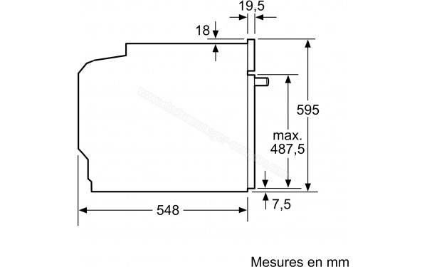 SIEMENS HM636GNS1 - Sch&eacute;ma technique