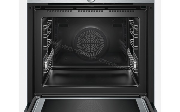 SIEMENS HM676G0S6 - Vue de face, porte ouverte