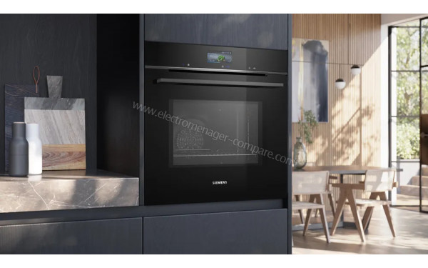 SIEMENS HM776GKB1F - Appareil encastr&eacute; vue 3/4 gauche