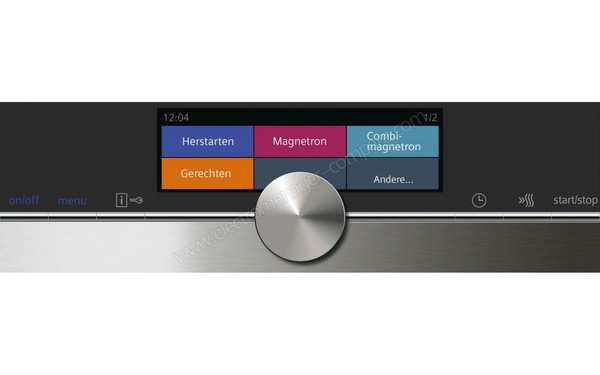 SIEMENS HN678G4W1 - Vue des commandes 2 