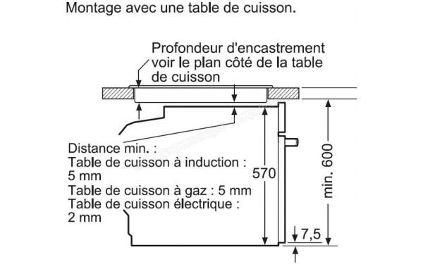 SIEMENS HR578G5S6 - Sch&eacute;ma technique