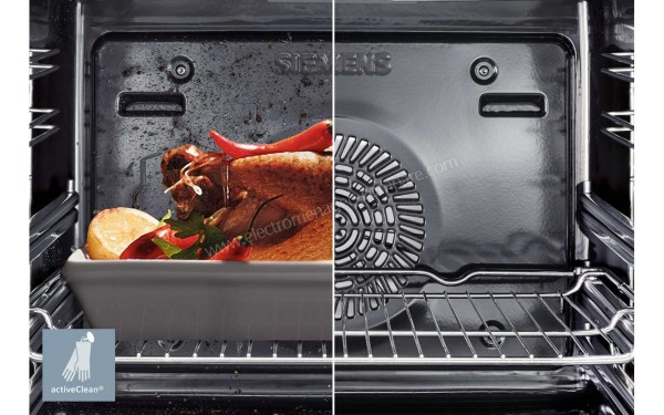 SIEMENS HR578GBS6 - Mise en situation nettoyage activeClean