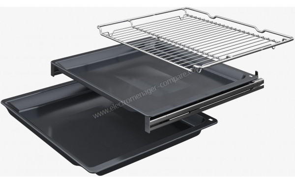 SIEMENS HR976GMB1 - Vue de la grille et des l&egrave;chefrites